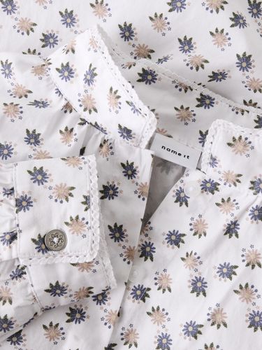 Name It Terina skjorte til festdrakt til kids - white/flowers
