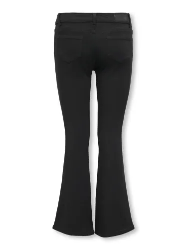 Kids Only Jackson mid flared jeans - black denim