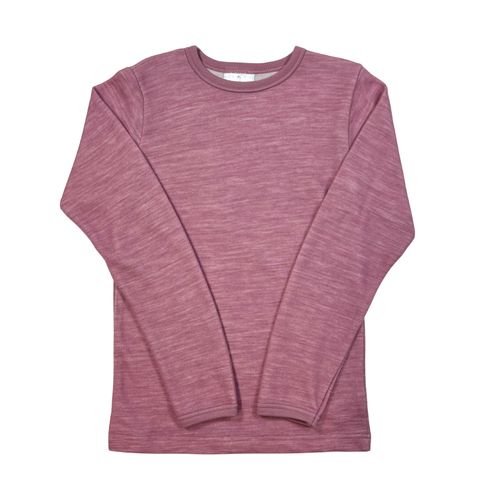 Blinke Rose ull/bambus trøye ensfarget - floral pink