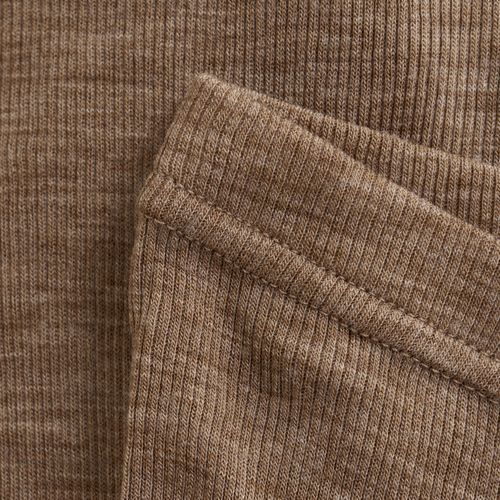 CeLaVi Solid Ull leggings til barn - Cocoa Creme