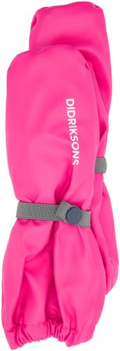 Didriksons Regnvotter med fleecefôr - plastic pink