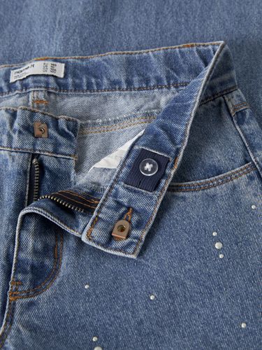 Name It Rose Wide Leg jeans til jente - medium ble denim
