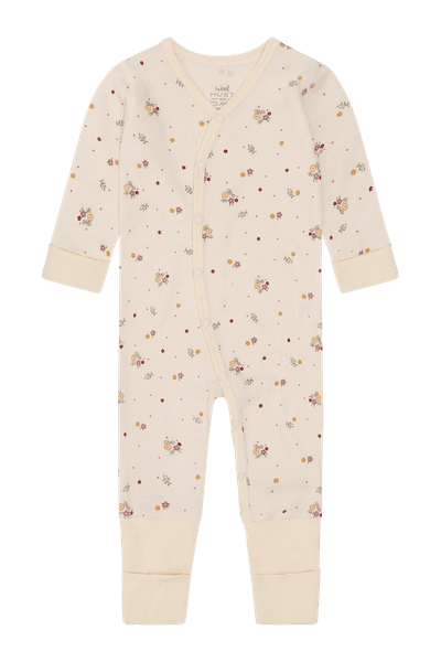 Hovedbilde Hust & Claire Mobi Flora ull heldress - off white