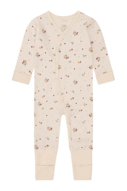 Hovedbilde Hust & Claire Mobi Flora ull heldress - off white