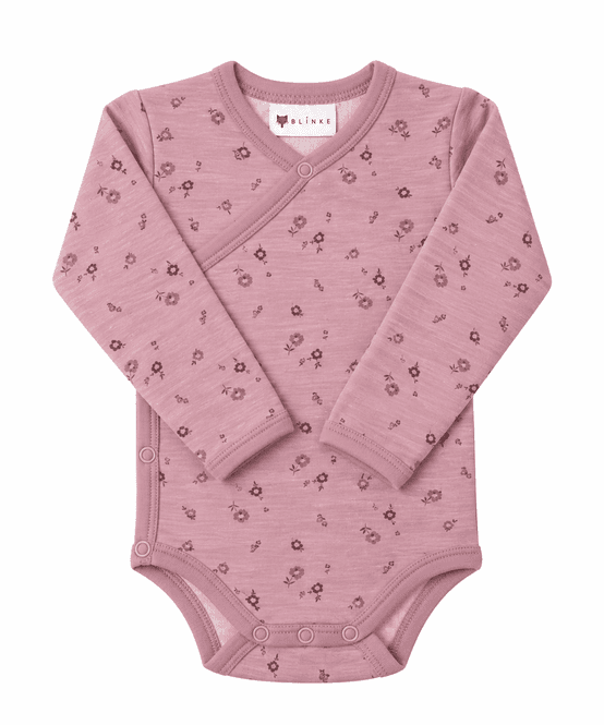 Hovedbilde Blinke Blossom ull/bambus omslagsbody - heather ...
