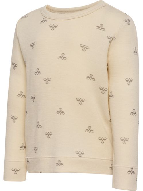Hovedbilde Hummel Mini ull/bambus trøye - whitecap gray