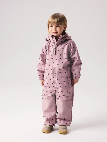 Name It Falfa Hearts softshelldress til barn - woodrose