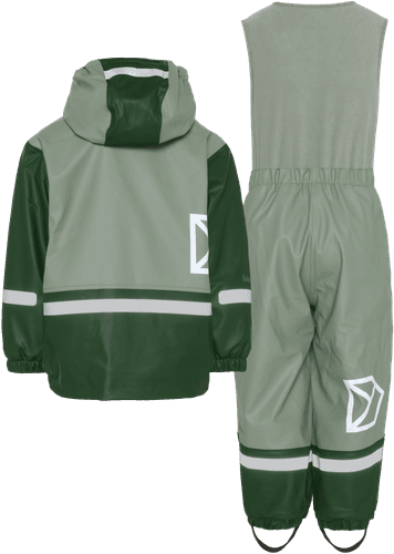 Didriksons Boardman Regnsett til barn - light moss