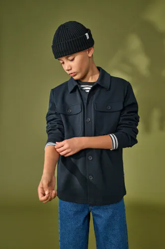 ONLY & SONS junior Kodyl Overshirt - dark navy