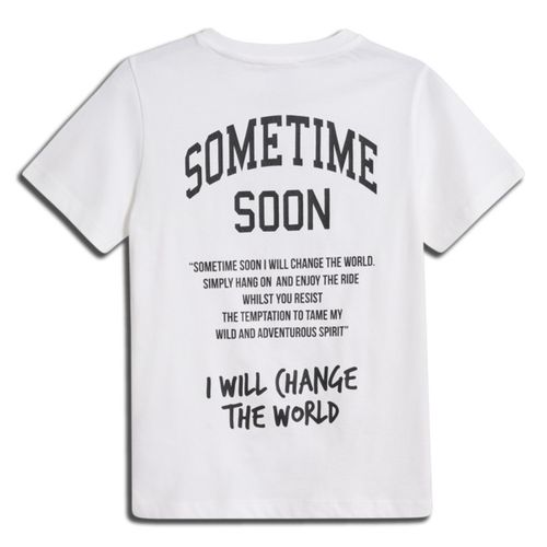 Sometime Soon Dimas t-skjorte til barn - bright white