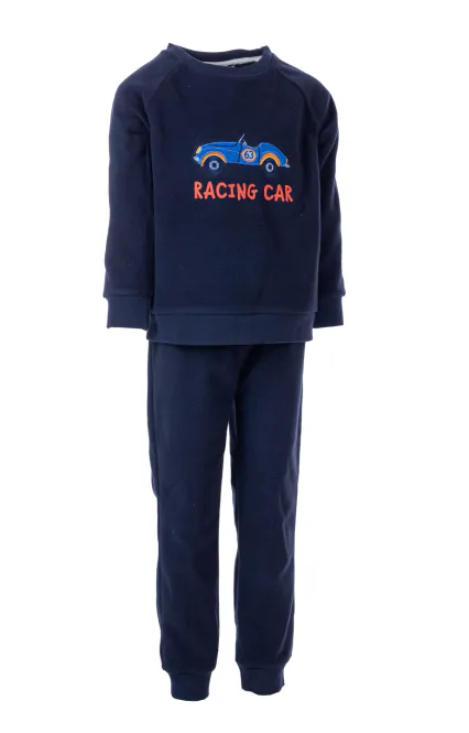 Hovedbilde Salto Racing Car Fleece sett til gutt - marine