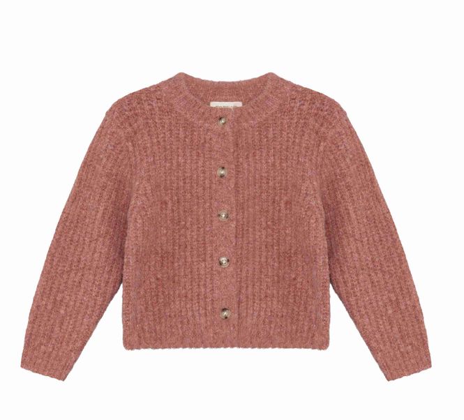 Hovedbilde En Fant Cardigan til jente - burlwood