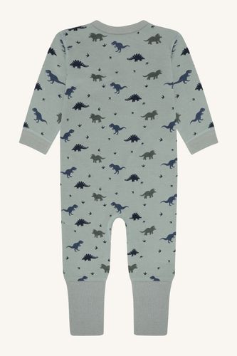Hust & Claire Manu Dino ull/bambus heldress - slate green