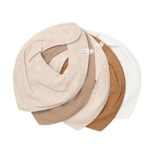 Pippi 5-pk smekkeskjerf til baby - rainy day