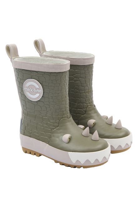 Hovedbilde Mikk-Line 3D Dragon Gummistøvler til barn - olive