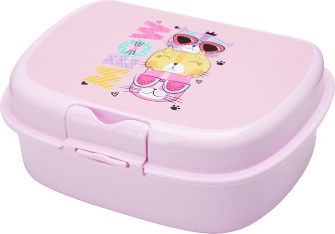 Hovedbilde Matboks Meow - rosa 