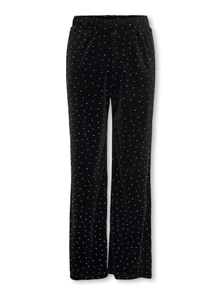 Hovedbilde Kids Only Vella Wide Velourbukse til jente - ...