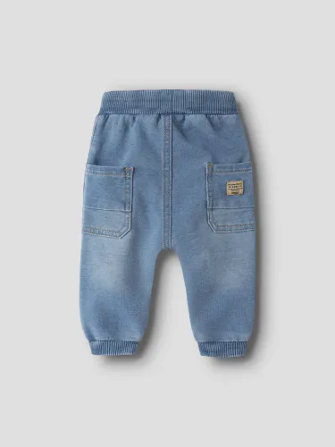 Name It Ben sweat jeans til baby - medium blue denim
