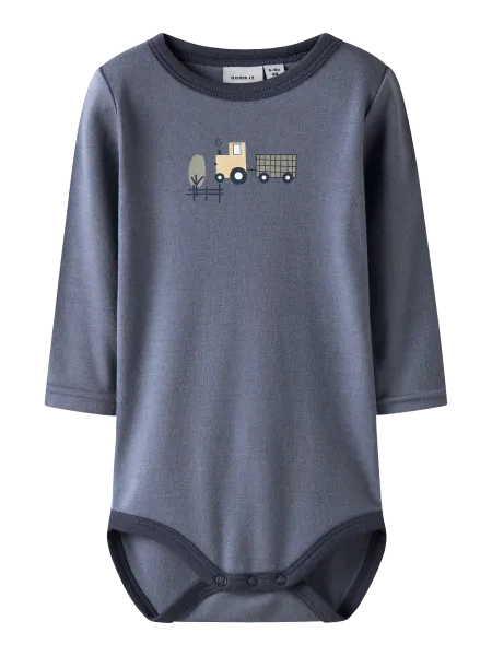 Hovedbilde Name It Willit ullbody til baby - folkstone gray