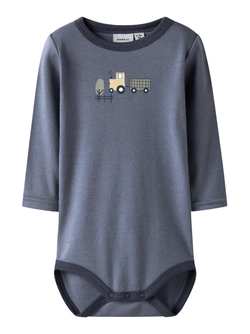Hovedbilde Name It Willit ullbody til baby - folkstone gray
