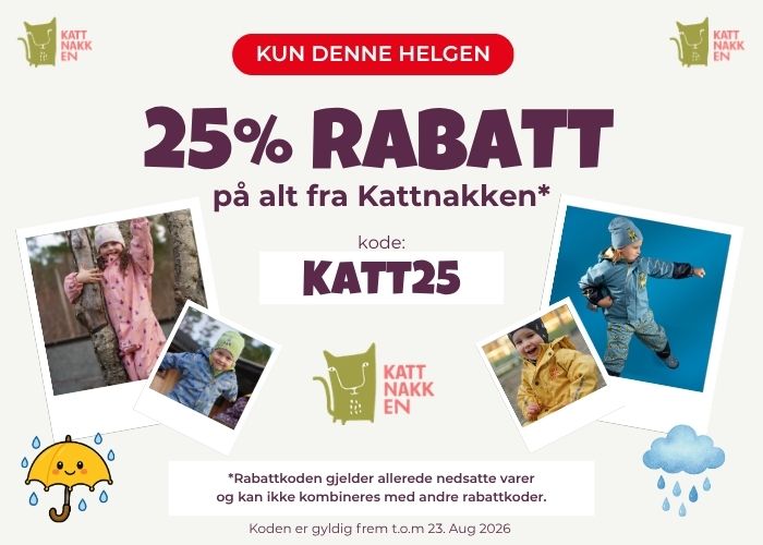 -25% på alt fra kattnakken*