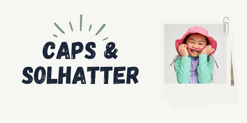 Sommersalg - Caps & solhatter