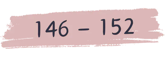 størrelse 146 til 152