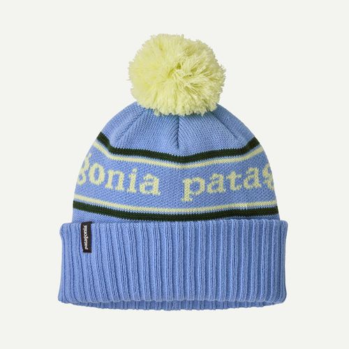 Patagonia Kids' Powder Town Beanie, Park Stripe: Diver Blue