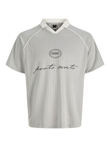 Jack & Jones kortermet Football polo til junior - vapor blue