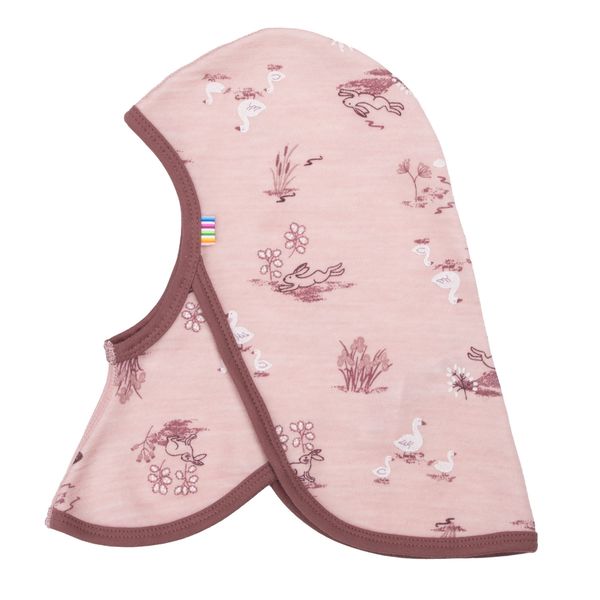 Hovedbilde Joha Goose ull/bambus balaclava - rosa