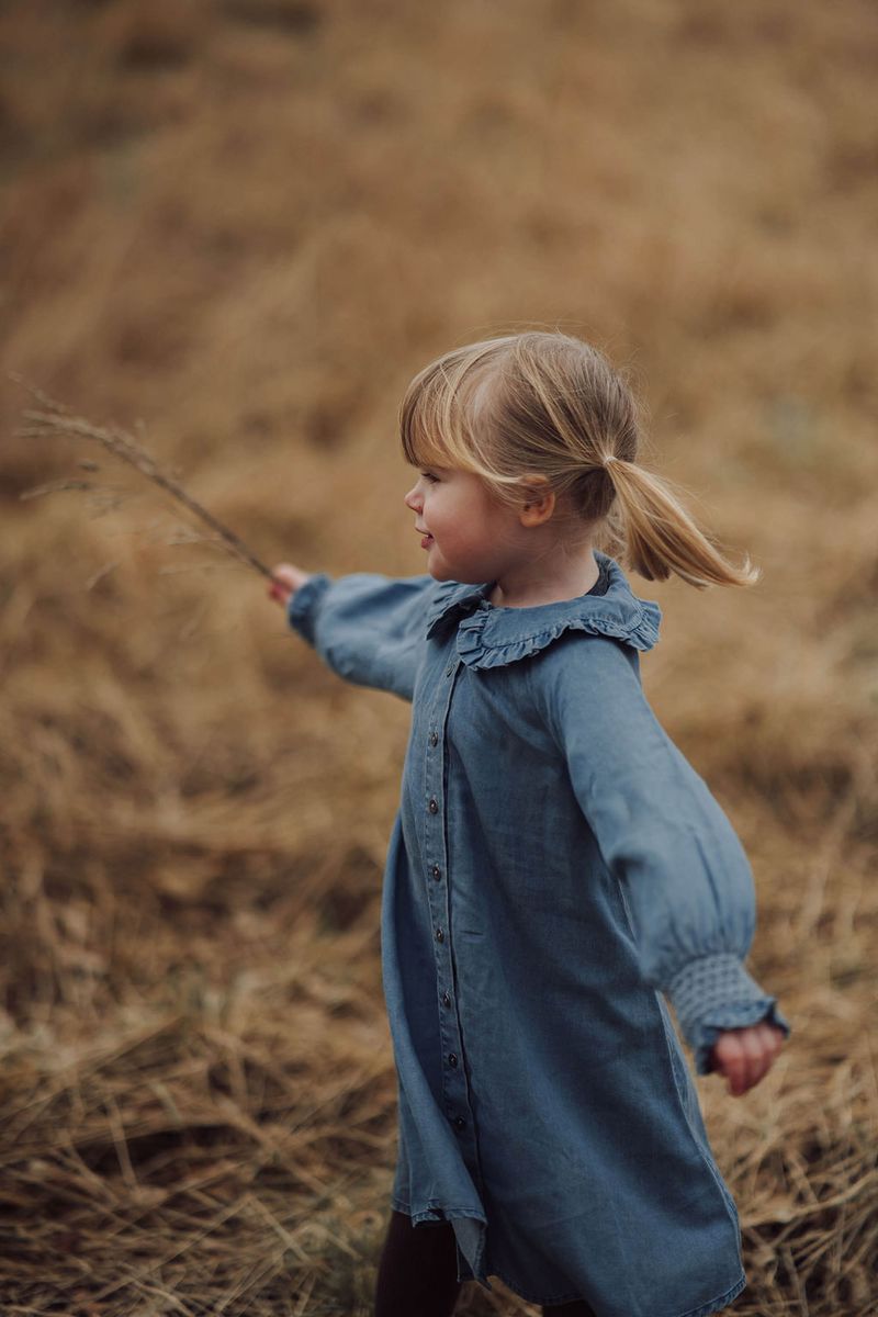 Fliink Balou kragekjole til barn - dream blue