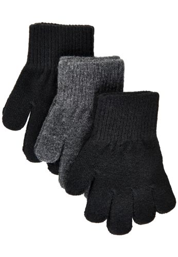 Mikk-Line 3 pk vanter - Black