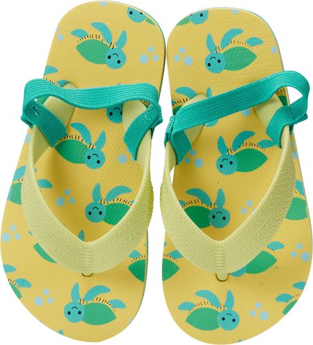 Flip flops til barn - skilpadde