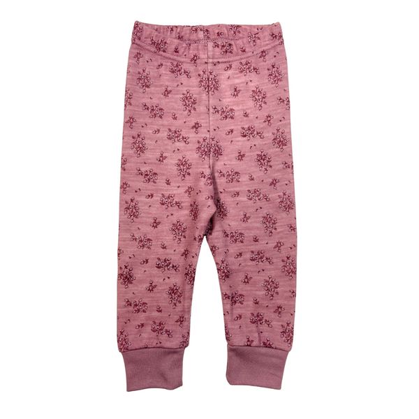 Hovedbilde Blinke Rose ull/bambus leggings - floral pink