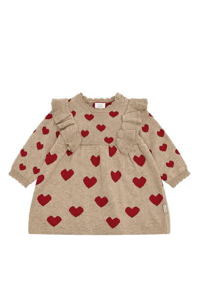 Hovedbilde Hust & Claire Kristel Heart strikketkjole til ...