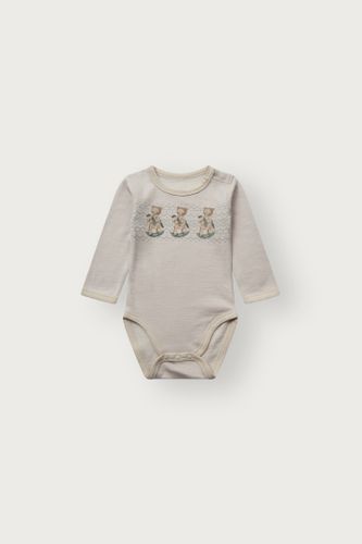 Hust & Claire Baloo Teddy ull/bambus body - french oak