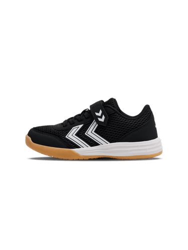 Hummel Multiplay Flex joggesko med borrelås til junior - black/white