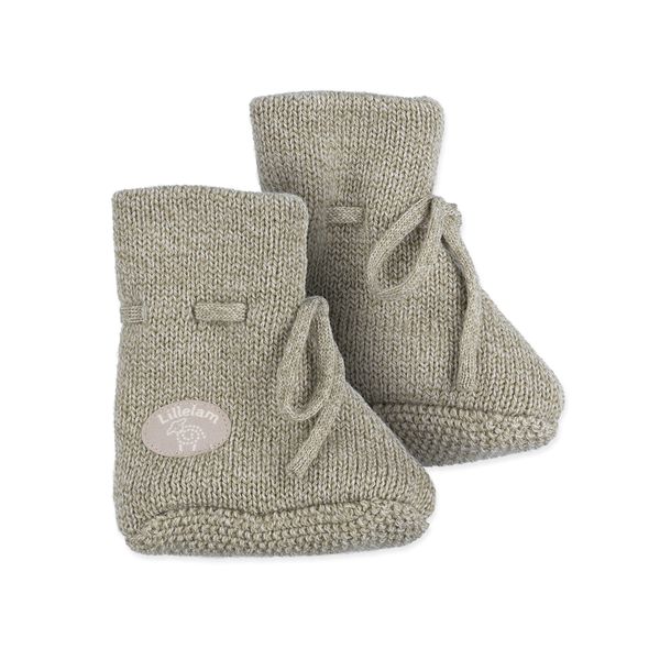 Hovedbilde Lillelam babytøfler classic - lys mose