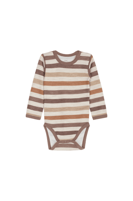 Hovedbilde Hust & Claire Baloo Stripe ull/bambus body - ...