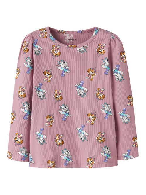 Hovedbilde Name It Jemina Paw Patrol genser til barn - lilas