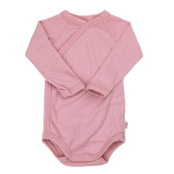 Hovedbilde Joha Rib Merinoull omslagsbody til baby  - ...