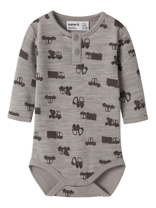 Hovedbilde Name It Wuppo ull/bomull body til baby - ...