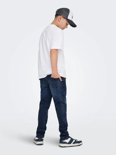 Only & Sons Weft regular jeans til junior - blue black denim