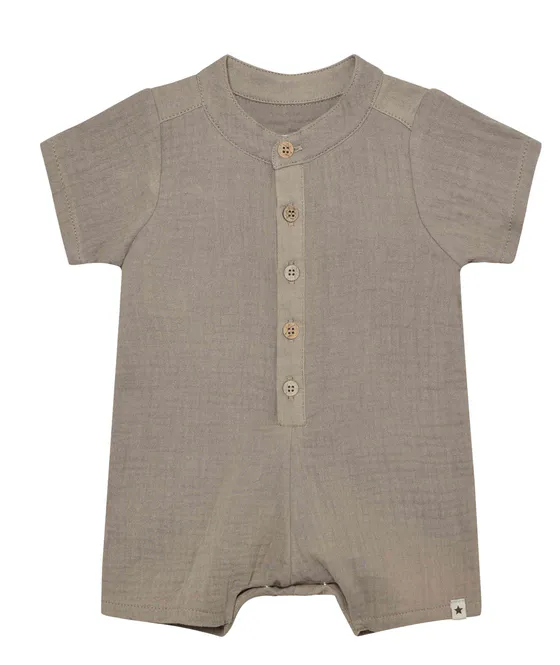Hovedbilde Huttelihut Muslin heldress til baby - moon rock
