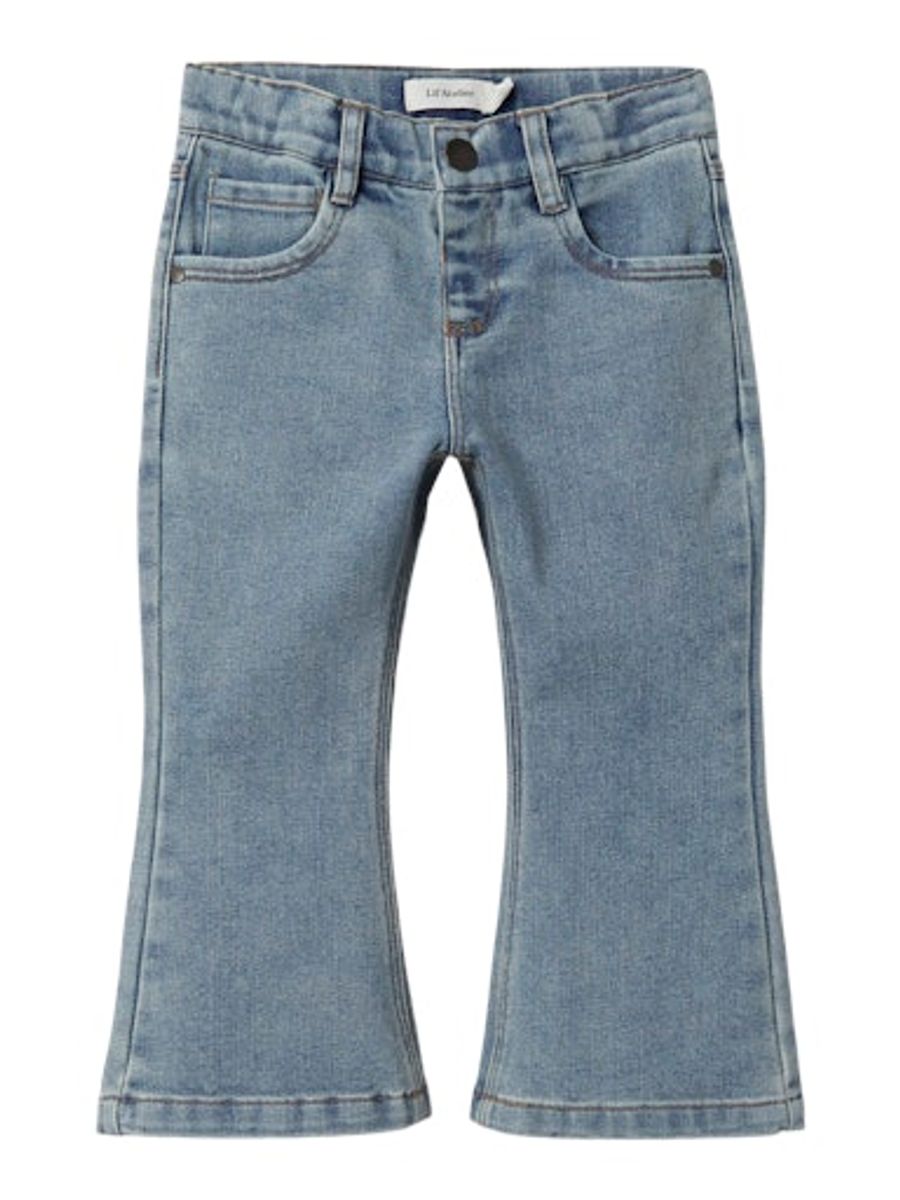Lil'Atelier Darlee Bootcut jeans til jente - medium blue denim
