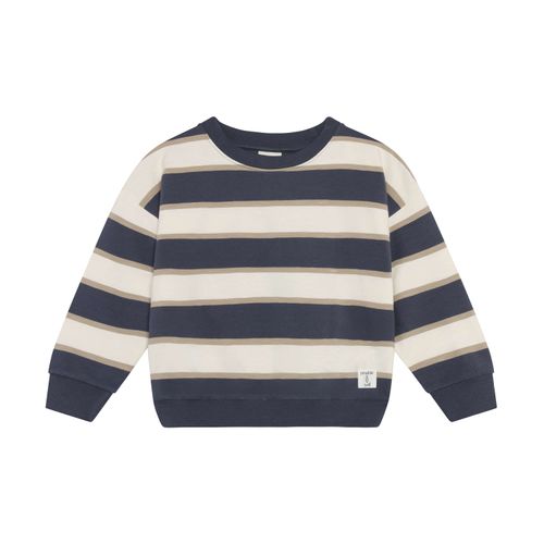 Minymo Stripete genser til barn - odyssey gray