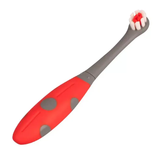 MOMBELLA Ladybug Red Dot tannbørste til baby